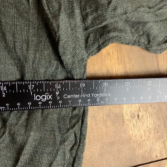 Bachrach Mens Sweater Green Crew Neck 100% Extra Fine Merino Wool Long Sleeve M - Picture 8 of 12